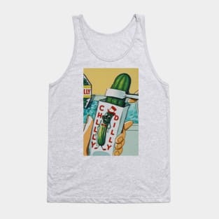 Chilly Dilly Pickle Shirt Tank Top